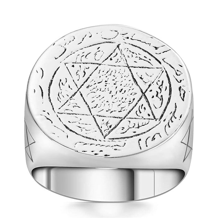Turkish Sterling Silver Ring with Seal of Solomon is a powerful expression of heritage, symbolism, and master craftsmanship.