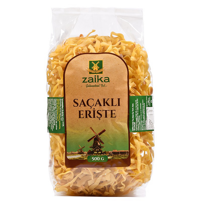Bring the comforting taste of traditional Turkish cuisine to your kitchen with Zaika Sacakli Erişte.