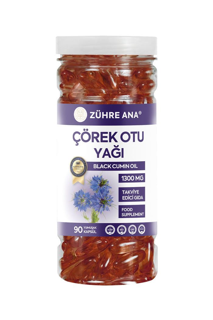 Zuhre Ana Black Seed Oil Softgel 1300mg provides a practical way to include traditionally valued Black Seed Oil (Nigella sativa) in your daily routine.