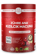 Zühre Ana Kızılcık Macunu is a traditional herbal fruit paste crafted with a rich blend of ingredients inspired by centuries-old Anatolian recipes.