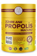 Zuhre Ana Propolis Paste with Beta Glucan and Ginseng is a traditional herbal blend crafted with nutrient-rich bee products and botanical extracts.
